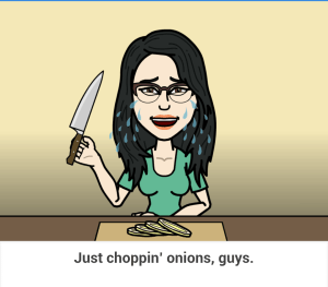 just choppin onions