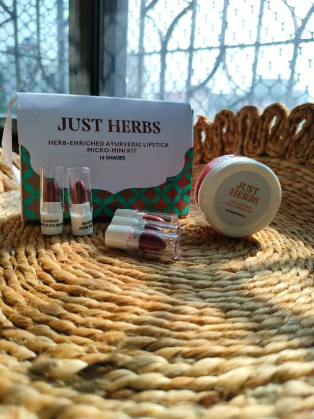 Beauty Goes Au Naturale: Just Herbs Mini-Travel Lipstick Kit and Nourishing Lip and Cheek Tint Take Center Stage!